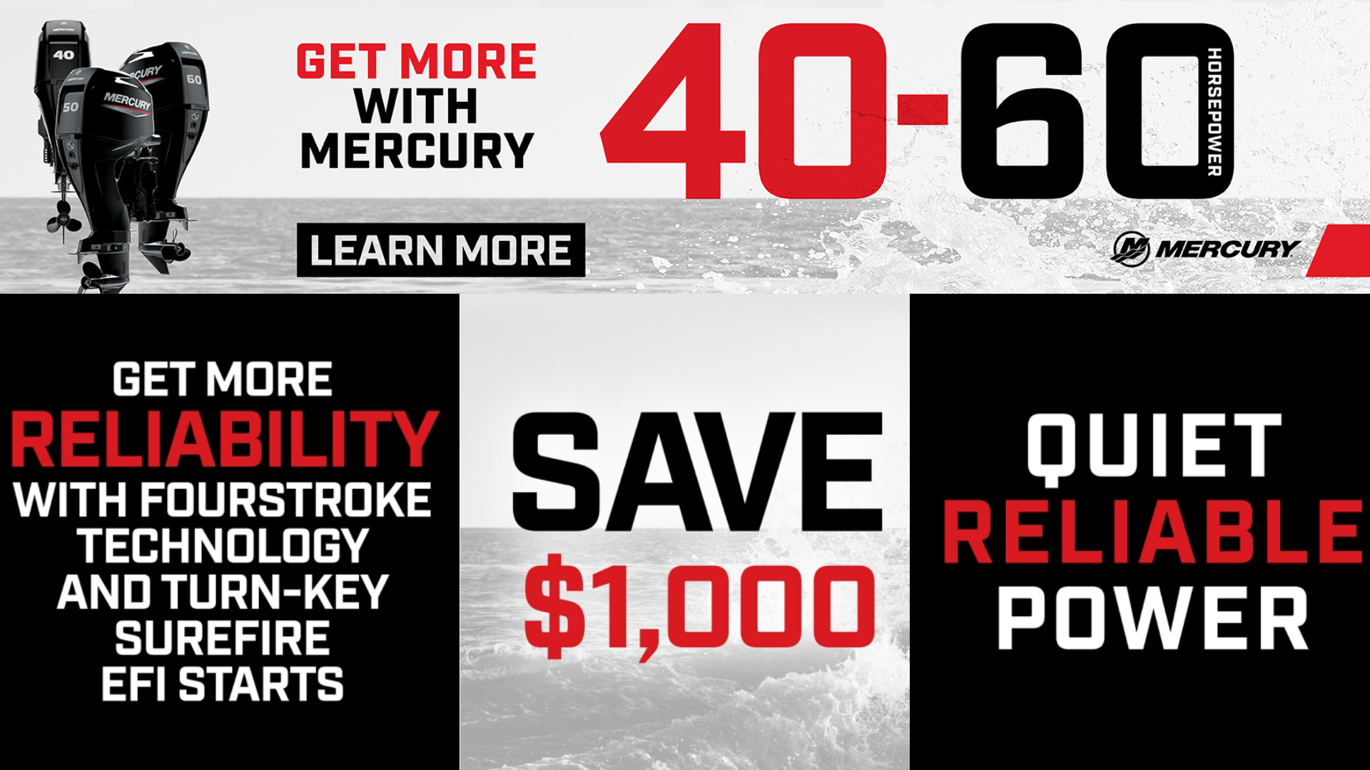 mercury outboards promo banner