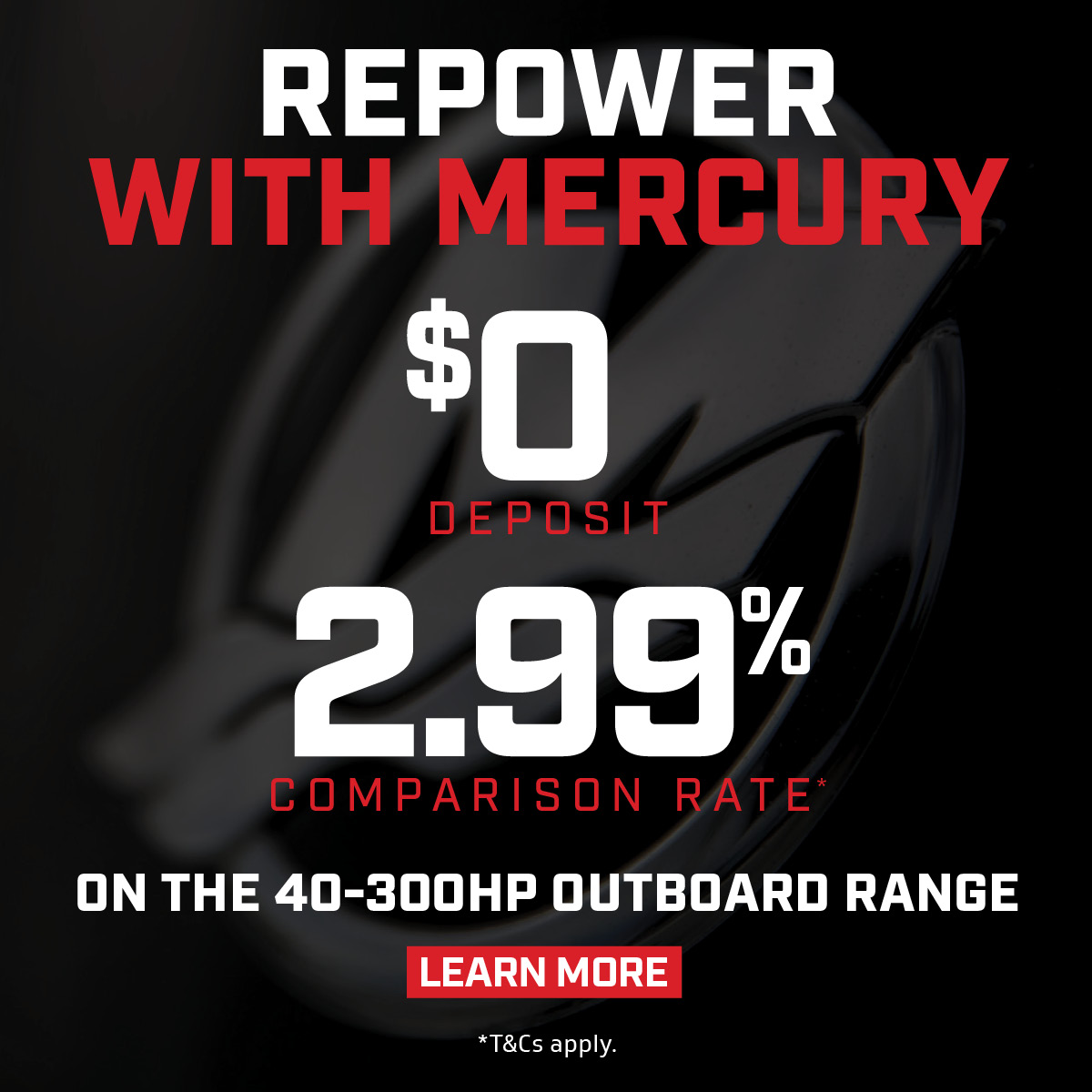 Mercury promo banner